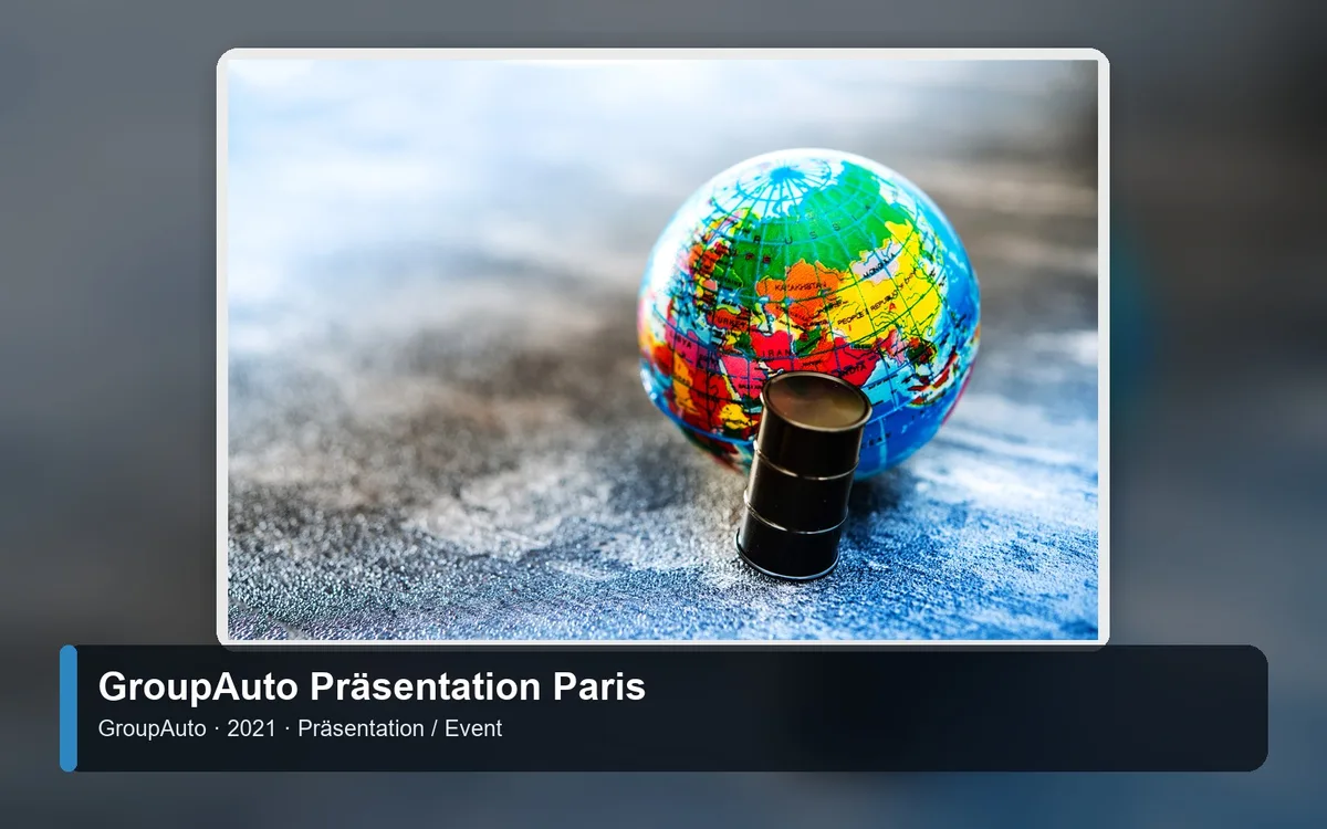 GroupAuto Präsentation Paris – Referenzvisual für GroupAuto (Präsentation / Event)
