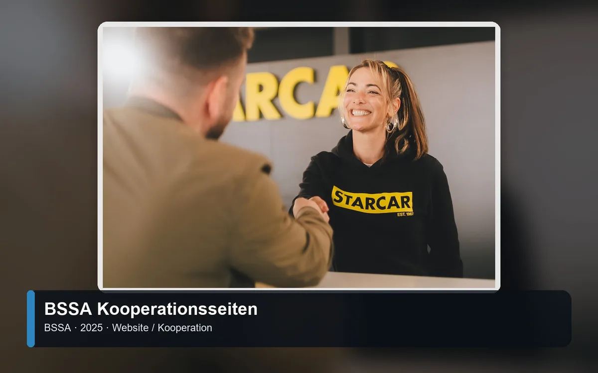 BSSA Kooperationsseiten – Referenzvisual für BSSA (Website / Kooperation)